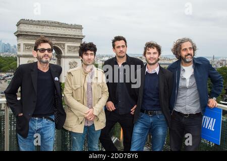 Didier Nion, Samuel Bigiaoui, Vincent Giovanni, Igor Mendjisky, Guillaume Brac durante il 7° Festival dei Champs Elysees al Cinema Publicis il 14 giugno 2018 a Parigi, Francia. Foto di Nasser Berzane/ABACAPRESS.COM Foto Stock