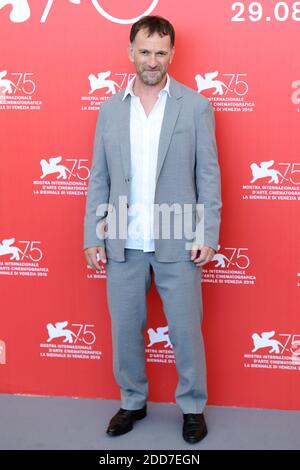David Oelhoffen partecipa al Freres Ennemis Photocall nell'ambito del 75° Festival Internazionale del Cinema di Venezia (Mostra) a Venezia il 01 settembre 2018. Foto di Aurore Marechal/ABACAPRESS.COM Foto Stock