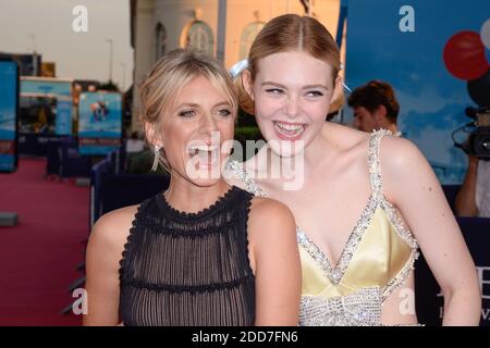 Melanie Laurent ed Elle Fanning hanno partecipato alla prima di Galveston durante il 44° Festival del cinema americano di Deauville, in Francia, il 1° settembre 2018. Foto di Julien Reynaud/APS-Medias/ABACAPRESS.COM Foto Stock