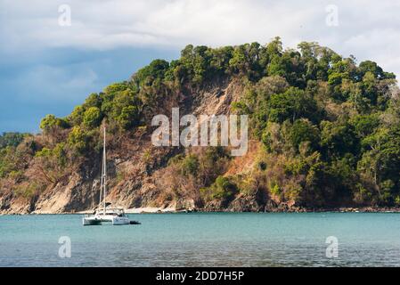 Playa Biesanz Beach, Manuel Antonio, Quepos, Costa del Pacifico, Costa Rica Foto Stock