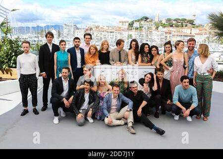 Registi Melanie Thierry, Clemence Poesy, Pierre Deladonchamps, Charlotte le Bon e Sabrina Ouazani partecipano alla fotocellula per i talenti Adami 2018 durante il 71esimo Festival annuale del Cinema di Cannes al Palais des Festivals il 15 maggio 2018 a Cannes, Francia. Foto di David Boyer/ABACAPRESS.COM Foto Stock