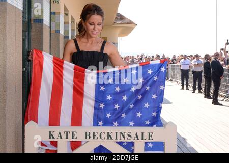 Kate Beckinsale partecipa ad una fotocellula durante il 44° Festival del cinema americano di Deauville, in Francia, il 2 settembre 2018. Foto di Julien Reynaud/APS-Medias/ABACAPRESS.COM Foto Stock