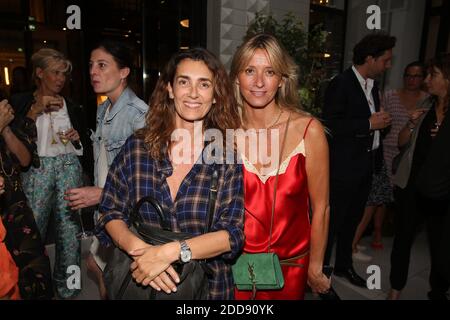 Mlle Agnes et Sarah Lavoine lors de l'ouverture du Spa Akasha de l'hotel Lutetia en partenariat avec Carita a Paris, France, le 10 Settembre 2018. Foto di Jerome Domine/ABACAPRESS.COM Foto Stock