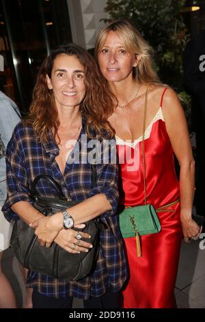 Mlle Agnes et Sarah Lavoine lors de l'ouverture du Spa Akasha de l'hotel Lutetia en partenariat avec Carita a Paris, France, le 10 Settembre 2018. Foto di Jerome Domine/ABACAPRESS.COM Foto Stock