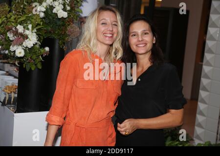 Ludivine Sagnier et Virginie Ledoyen laces de l'ouverture du Spa Akasha de l'hotel Lutetia en partenariat avec Carita a Paris, France, le 10 Settembre 2018. Foto di Jerome Domine/ABACAPRESS.COM Foto Stock