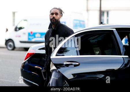 Street style, Jerry Lorenzo arriving at 3.1 Phillip Lim spring summer 2019  ready-to-wear show, held at New Design High School, in New York, USA, on  September 10th, 2018. Photo by Marie-Paola Bertrand-Hillion/ABACAPRESS.COM