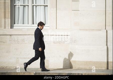 Forte Sylvain al Palazzo Elysee il 19 settembre 2018, a Parigi, Francia. Foto di Eliot Blondt/ABACAPRESS.COM Foto Stock