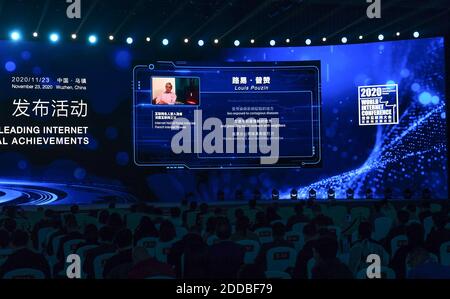 Jiaxing, Cina. 23 Nov 2020. 15 risultati scientifici e tecnologici sono presentati alla World Internet Conference di Jiaxing, Zhejiang, Cina, il 23 novembre 2020. (Photo by Top Photo/Sipa USA) Credit: Sipa USA/Alamy Live News Foto Stock