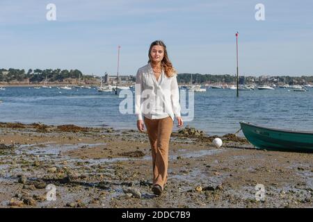 Louise Grinberg durante la 29a edizione del Dinard Film Festival il 29 settembre 2018 a Dinard, Francia. Foto di Thibaud MORITZ ABACAPRESS.COM Foto Stock