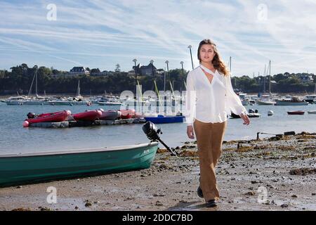 Louise Grinberg durante la 29a edizione del Dinard Film Festival il 29 settembre 2018 a Dinard, Francia. Foto di Thibaud MORITZ ABACAPRESS.COM Foto Stock