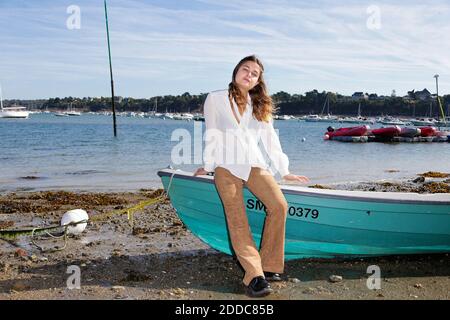 Louise Grinberg durante la 29a edizione del Dinard Film Festival il 29 settembre 2018 a Dinard, Francia. Foto di Thibaud MORITZ ABACAPRESS.COM Foto Stock