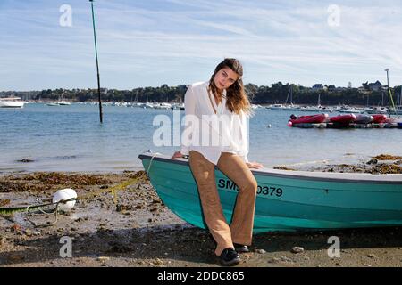 Louise Grinberg durante la 29a edizione del Dinard Film Festival il 29 settembre 2018 a Dinard, Francia. Foto di Thibaud MORITZ ABACAPRESS.COM Foto Stock