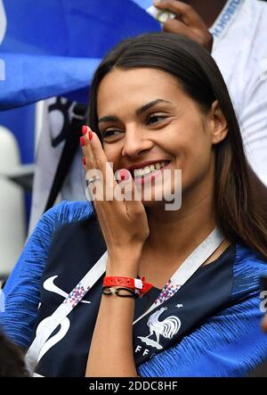 Sandra Corentin Tolisso ragazza e sorella Marine durante la Coppa del mondo FIFA 2018 Round of 8 match al Nizhny Novgorod Stadium Russia, il 6 luglio 2018. . Foto di Christian Liegi/ABACAPRESS.COM Foto Stock