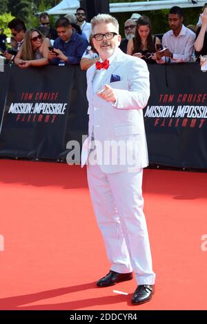 Direttore Christopher McQuarrie alla prima mondiale della missione: Impossibile - Fallout al Palais de Chaillot a Parigi, Francia, il 12 luglio 2018. Foto di Aurore Marechal/ABACAPRESS.COM Foto Stock