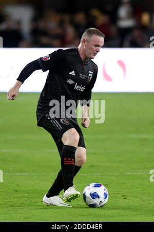 Il giocatore della DC United Wayne Rooney in azione durante la partita di calcio della Major League tra D.C. United e Vancouver Whitecaps FC all'Audi Field Stadium il 14 luglio 2018 a Washington D.C. Photo by Olivier Douliery/ Abaca Press Foto Stock