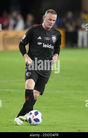 Il giocatore della DC United Wayne Rooney in azione durante la partita di calcio della Major League tra D.C. United e Vancouver Whitecaps FC all'Audi Field Stadium il 14 luglio 2018 a Washington D.C. Photo by Olivier Douliery/ Abaca Press Foto Stock