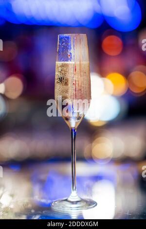 Bicchiere di champagne Foto Stock