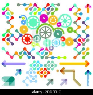 Elementi di design moderni - illustrazione vettoriale Illustrazione Vettoriale