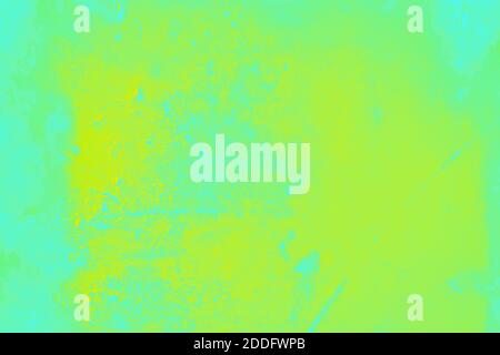 Colore verde brillante, menta e acquamarina sfondo con texture patchy, superficie delle pareti vivida Foto Stock