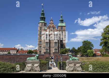 Geografia / viaggio, Danimarca, Copenaghen, Castello di Rosenborg, slot Rosenborg a Copenhagen, diritti aggiuntivi-clearance-Info-non-disponibile Foto Stock