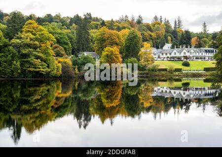 The Green Park Hotel on Loch Faskally in Pitlochry, Perthshire, Scozia, Regno Unito Foto Stock