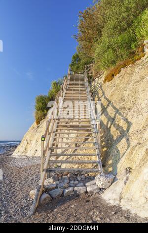 Geografia / viaggio, Danimarca, Zelanda, isola Mon, scogliera di gesso vicino Cliffs of Mon, Mons Klint sull'isola, Additional-Rights-Clearance-Info-Not-Available Foto Stock