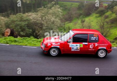 FIA Campionato europeo Rally Isole Canarie Foto Stock