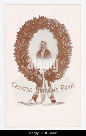 Cartolina, Pride della Gran Bretagna, Ritratto di Joseph Chamberlain Foto Stock