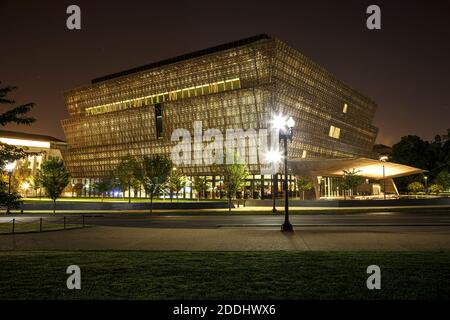 Lo Smithsonian National Museum of African American Storia e cultura, Washington, Distretto di Columbia USA Foto Stock
