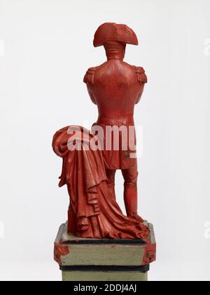 Napoleon Bonaparte (1769-1821), 1825-1875, Alexander Parkes (m. 1890), modello di cera per statuetta d'argento di Elkington & Co Foto Stock