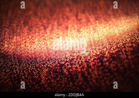 Concetto astratto di immagine di sfondo. Mesh colorata, linee interconnesse. Concetto di cloud computing. Figura 3D. Foto Stock