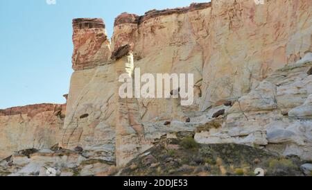 Wahweap Hoodoos formazioni rocciose vicino Kanab Foto Stock