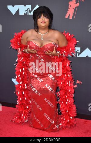 Lizzo partecipa al MTV Video Music Awards 2019 al Prudential Center il 26 agosto 2019 a Newark, NJ, USA. Foto di Lionel Hahn/ABACAPRESS.COM Foto Stock