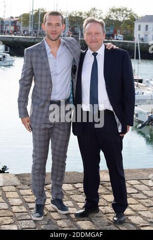 Nick Hendrix e Neil Dudgeon frequentano una Photocall come parte del 21° Festival della TV Fiction a la Rochelle, Francia, il 14 settembre 2019. Foto di Aurore Marechal/ABACAPRESS.COM Foto Stock