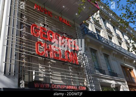 Esclusiva - Georges Chelon en Concert a L' Olympia a Paris, France le 15 Settembre 2019. Foto di Julien Reynaud/APS-Medias/ABACAPRESS.COM Foto Stock