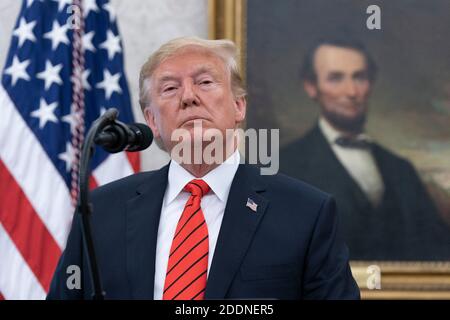 United September 30, 2019 a Washington, DC, USA. Foto di Chris Kleponis/Pool/ABACAPRESS.COMtates il presidente Donald J. Trump parla durante la cerimonia il 30 settembre 2019 a Washington, DC, USA. Foto di Chris Kleponis/Pool/ABACAPRESS.COMwearing-In di gene 30 settembre 2019 a Washington, DC, USA. Foto di Chris Kleponis/Pool/ABACAPRESS.COMcalia al 30 settembre 2019 a Washington, DC, USA. Foto di Chris Kleponis/Pool/ABACAPRESS.COMecretary del lavoro alla Casa Bianca, 30 settembre 2019 a Washington, DC, USA. Foto di Chris Kleponis/Pool/ABACAPRESS.COMeptember 30, 2019. Credito: Chris Foto Stock
