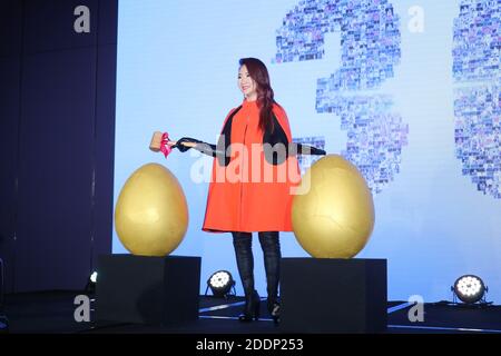 Taipei. 24 Nov 2020. Matilda Tao partecipa alla conferenza stampa per promuovere la sua±Matilda Tao MOMAN Taipei Arena Concert a Taipei, Taiwan, Cina il 24 novembre 2020.(Photo by TPG) Credit: TopPhoto/Alamy Live News Foto Stock