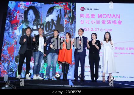 Taipei. 24 Nov 2020. Matilda Tao partecipa alla conferenza stampa per promuovere la sua±Matilda Tao MOMAN Taipei Arena Concert a Taipei, Taiwan, Cina il 24 novembre 2020.(Photo by TPG) Credit: TopPhoto/Alamy Live News Foto Stock