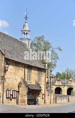 Grado II elencati Municipio, High Street, Chipping Campden, Glos, Cotswolds, Inghilterra, Regno Unito Foto Stock