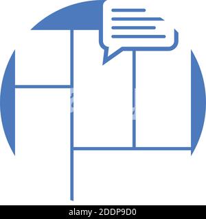 Icona vettoriale diagramma facilmente modificabile o modificabile Illustrazione Vettoriale