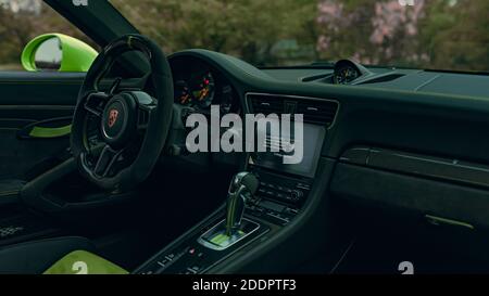 Porsche GT3 RS per interni. Foto Stock