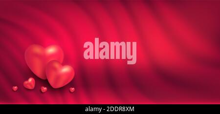 Biglietto di auguri per il giorno di San Valentino felice, modello bianco raster Foto Stock