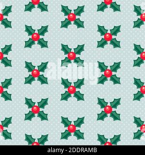 Natale decorazione vettore modello senza giunture Illustrazione Vettoriale
