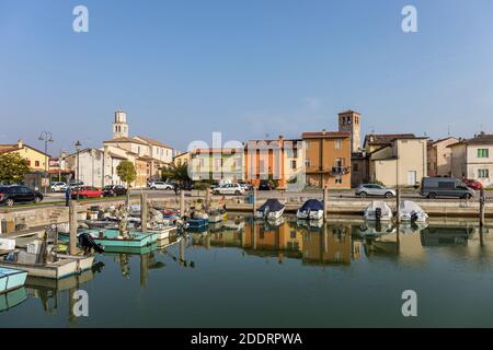 L Italia Friuli Marano Lagunare Mare Adriatico Foto Stock Alamy