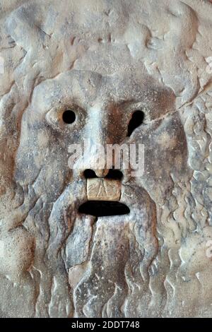 Italia, Roma, basilica di Santa Maria in Cosmedin, bocca della Verità Foto Stock