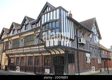 Tudor House and Garden a Southampton Foto Stock