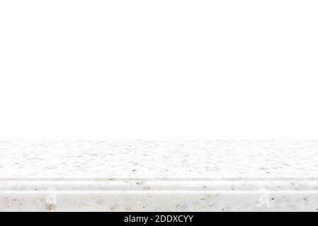 Pietra da banco su sfondo bianco - può essere utilizzato per visualizzare o montare i prodotti Foto Stock