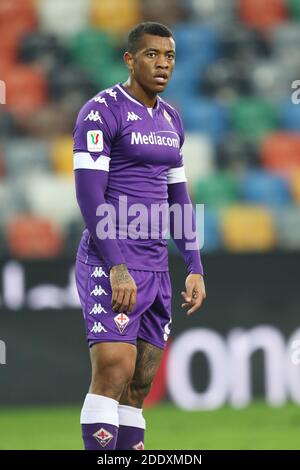 Julio Igor di Fiorentina durante la partita di calcio della Coppa Italia Udinese Calcio vs AC Fiorentina al Friuli - Dacia Arena/LM Foto Stock