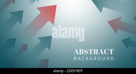 Sfondo astratto con frecce. Illustrazione vettoriale EPS 10 Illustrazione Vettoriale