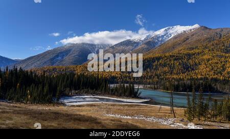 Xinjiang kanas sua crescent Foto Stock